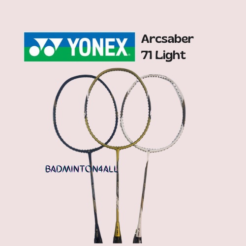 YONEX ARCSABER 71 LIGHT NAVY BLUE BADMINTON RACKET RUDY HARTONO SERIES ...