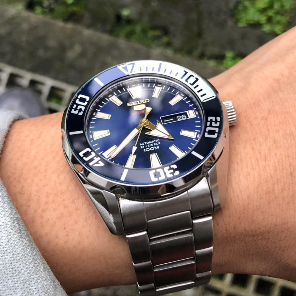 Seiko 5 Sports SRPC51J1 Automatic Stainless Steel Bracelet Men s Watch Shopee Malaysia
