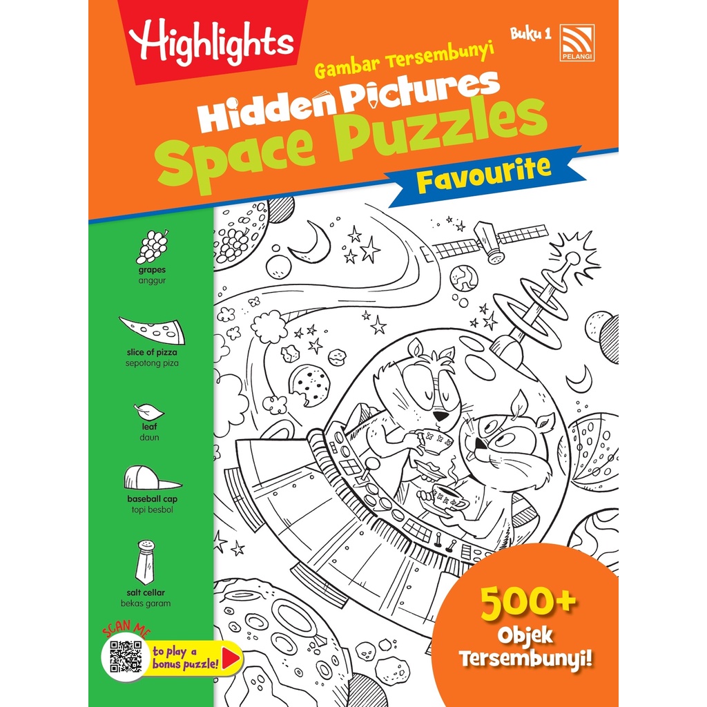 Pelangi Activity Books Highlights Hidden Pictures Favourite Space ...