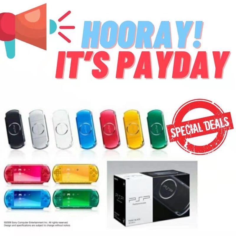 SONY PSP 3000/ 3006 /1000 Slim New Set Mod (32/64GB memory stick+free