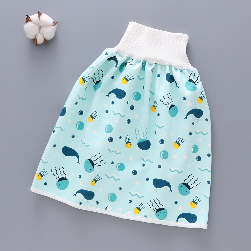 Washable Nappy Overpants, One Size, Hook And Loop Closure, Double Side Barrier, Two Elastic Waist - View #2
