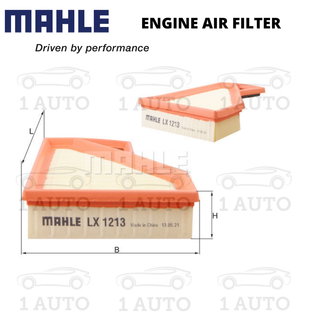 MAHLE GERMANY ENGINE AIR FILTER MINI COOPER R50 R52 1.6 W10 ENGINE