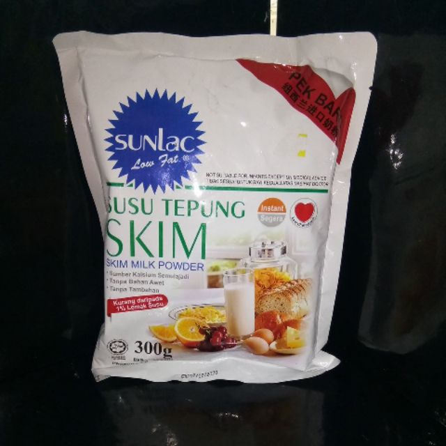 Sunlac Susu Tepung Skim 300g | Shopee Malaysia