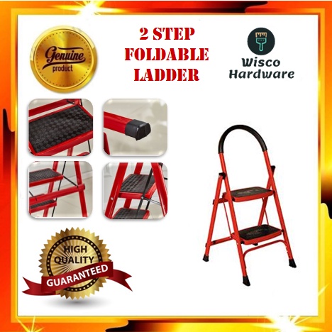 2 Step Ladder/ 3 STEP Heavy Duty Foldable Ladder / 3 Langkah Tangga Boleh Dilipat / Multipurpose Folding Ladder