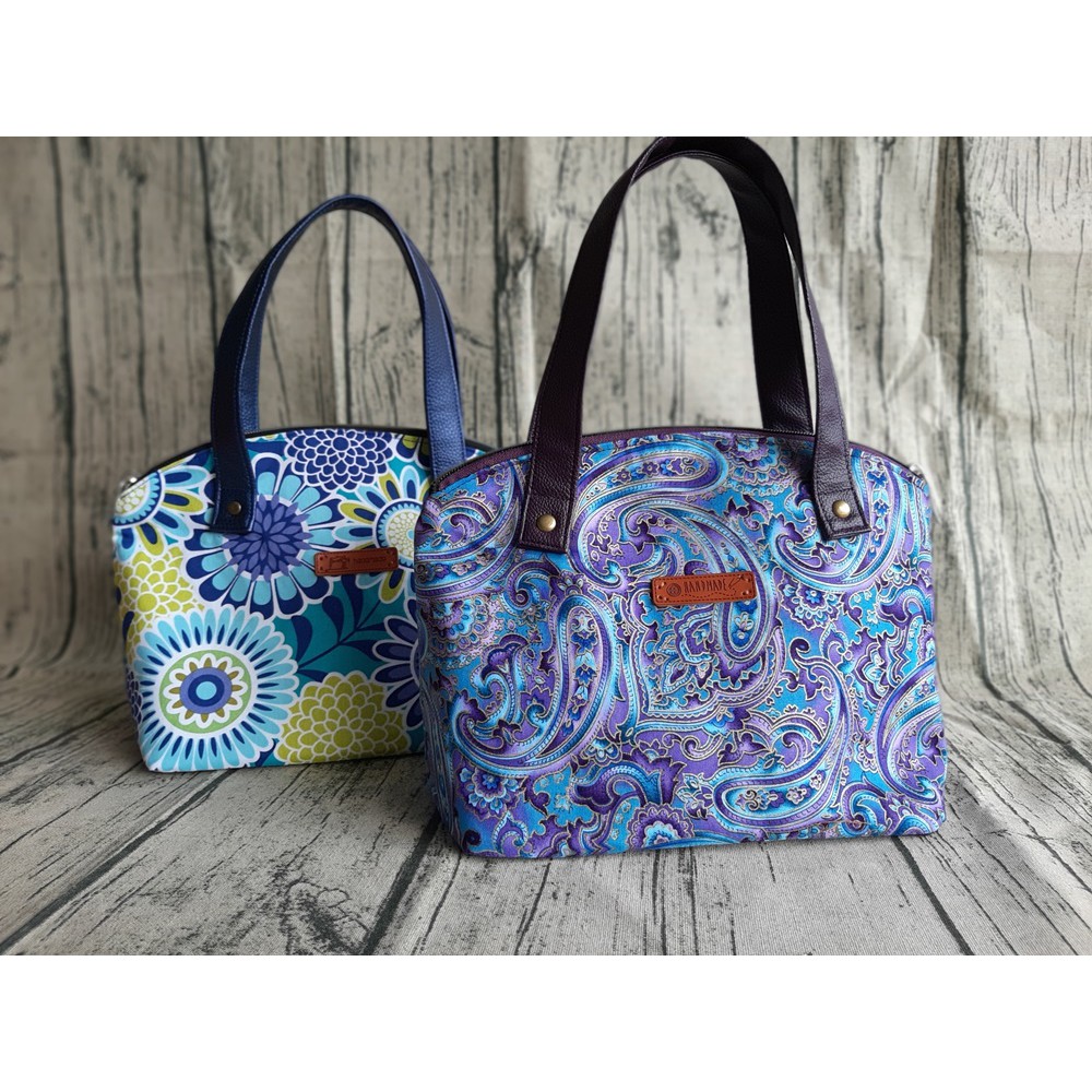 Blue Roses Lola Domed sold Handbag