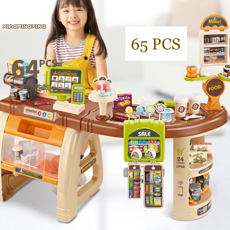 Pretend play supermarket checkout online