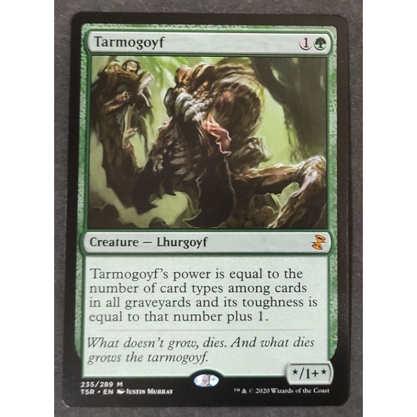 Magic The Gathering Tarmogoyf MythicRare Timespiral Remastered card