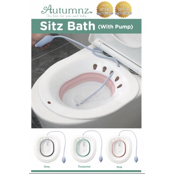 Autumnz - Sitz Bath (With Manual Pump) Postpartum Recovery Hemorrhoids ...