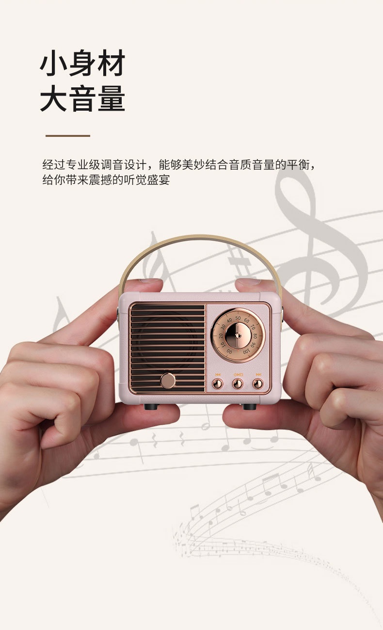 etechprolimited Creative retro HM11 wireless bluetooth speaker mini ...