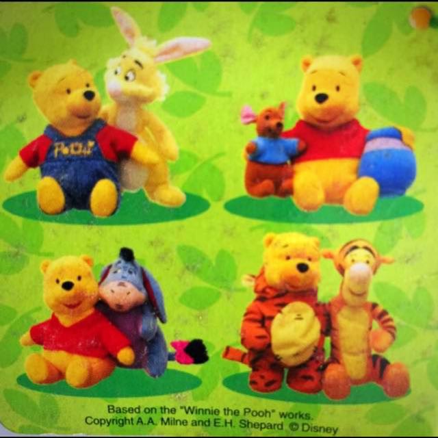 Mcdonalds winnie the pooh 2024 toys