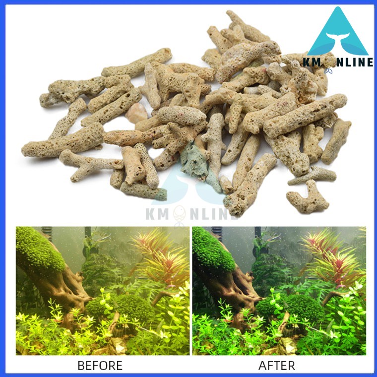 500G Aquarium Coral Stone Filter Aquarium Fish Tank Biological Filter