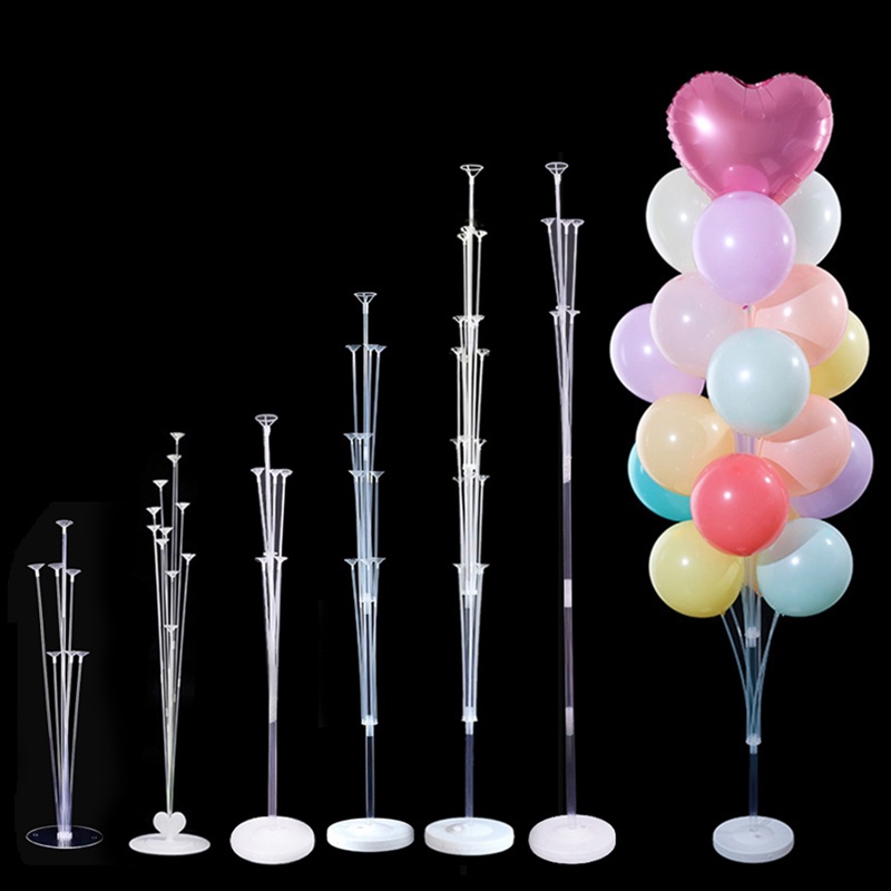 Birthday Balloon Holder Balloons Stand Column Round Love Glow Balloon ...