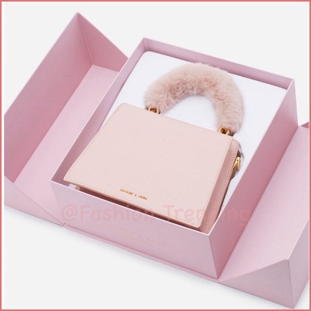 Charles & keith pink on sale bag