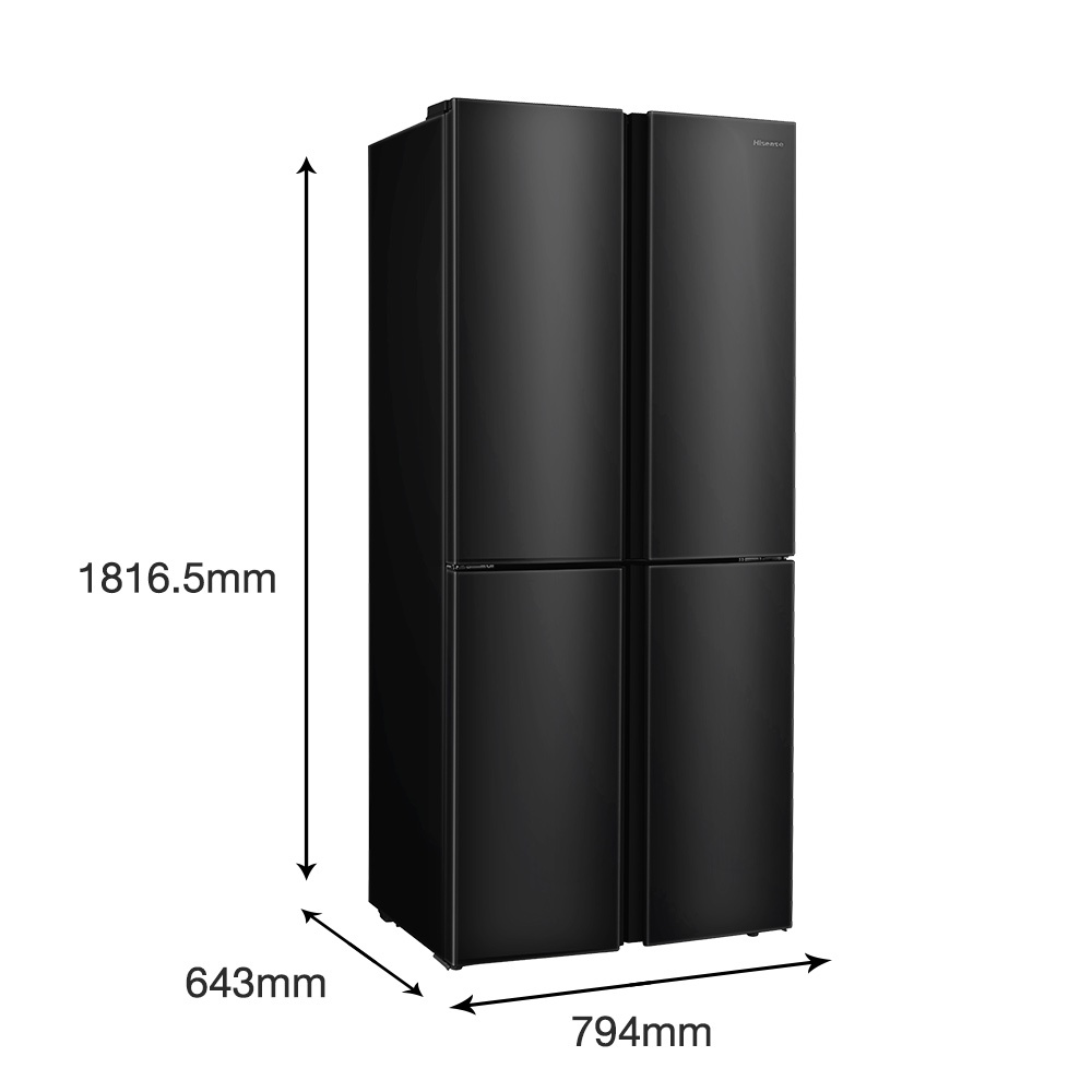 【Mid Year Sales + Free Luggage】Hisense 4 Door 520L Refrigerator