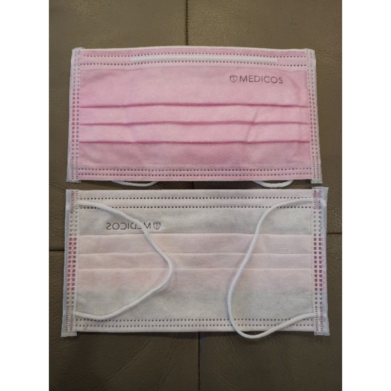 MEDICOS 4PLY SUBMICRON (ASTM LEVEL III) SURGICAL FACE MASK PLAIN COLOR 50PC