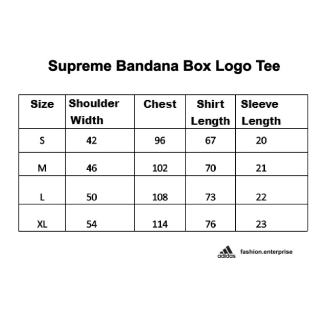 FASH Supreme Bandana Box Logo Tee Shopee Malaysia