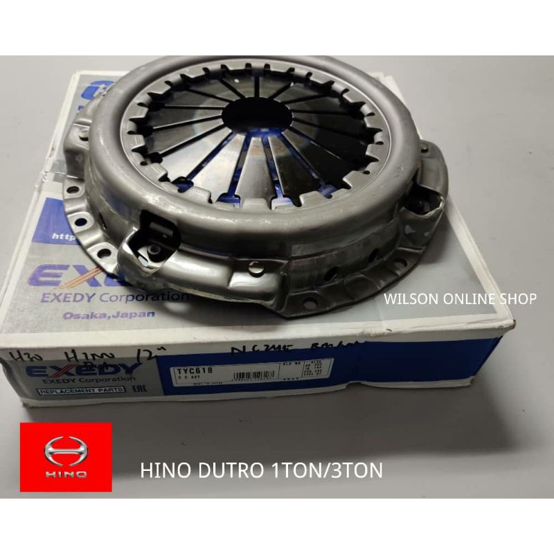Exedy Daikin Japan HINO DUTRO 1TON/3TON Clutch Cover(TYC618) Shopee