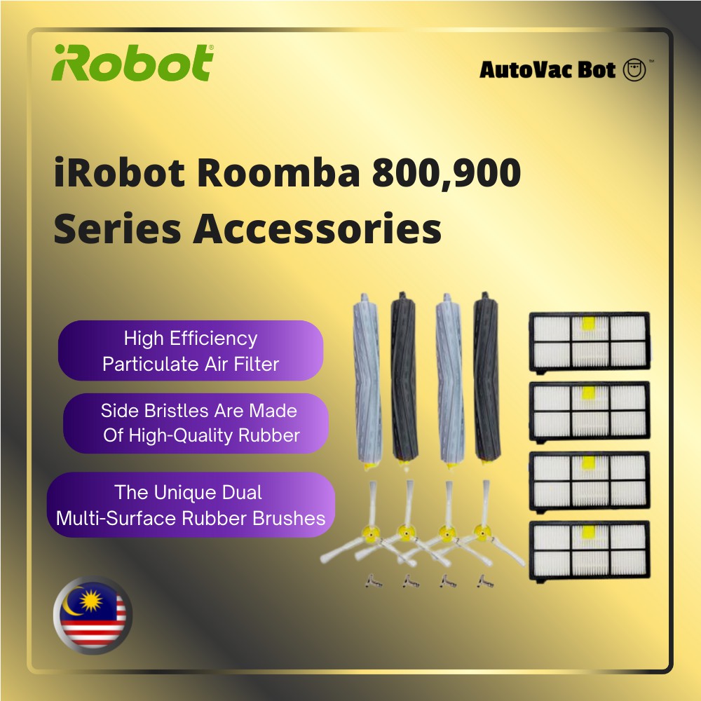 3 filtri HEPA Roomba Serie 800 900 (compatibile iRobot)