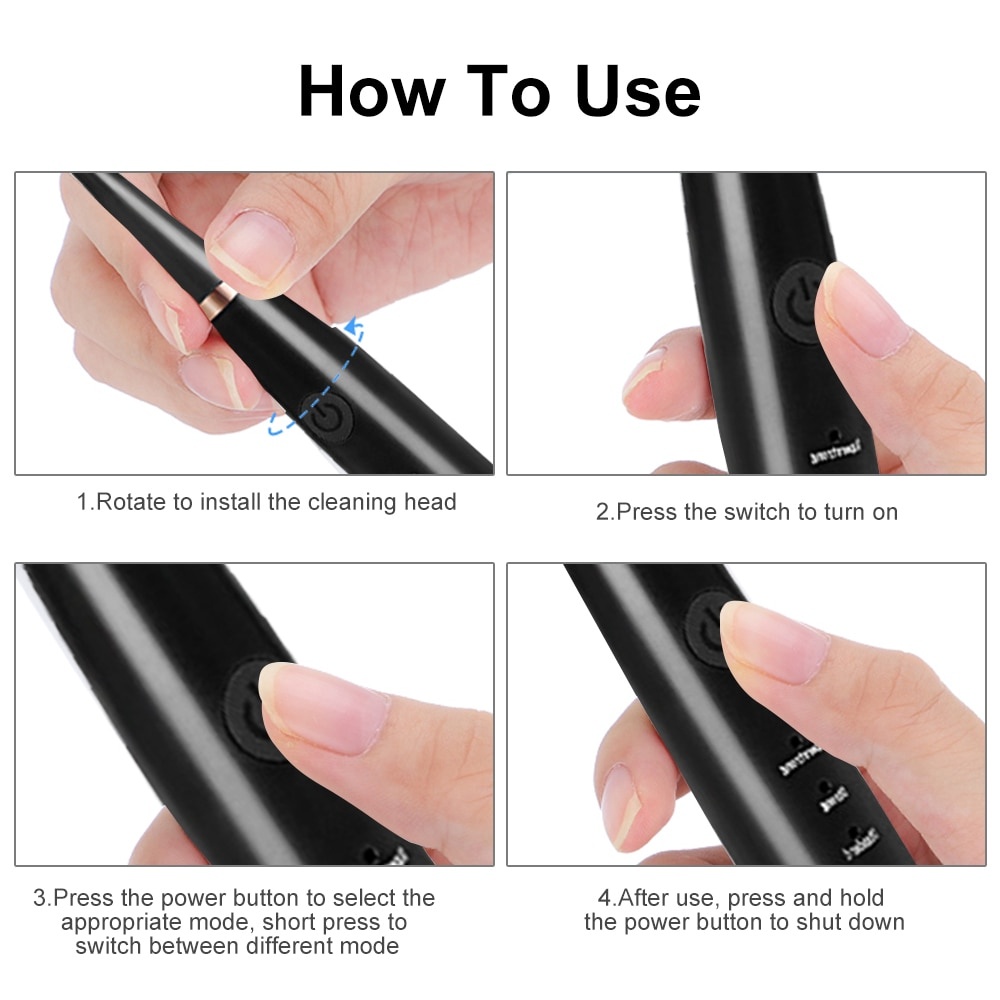 Electric Oral Irrigator Dental Scaler Tooth Cleaning Kit Calculus ...