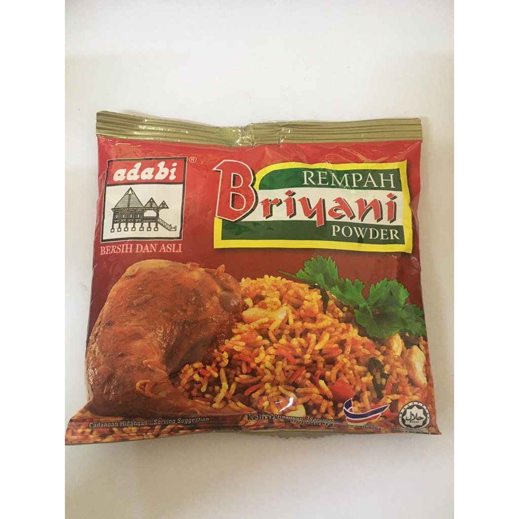 ADABI REMPAH BRIYANI POWDER 100G | Shopee Malaysia