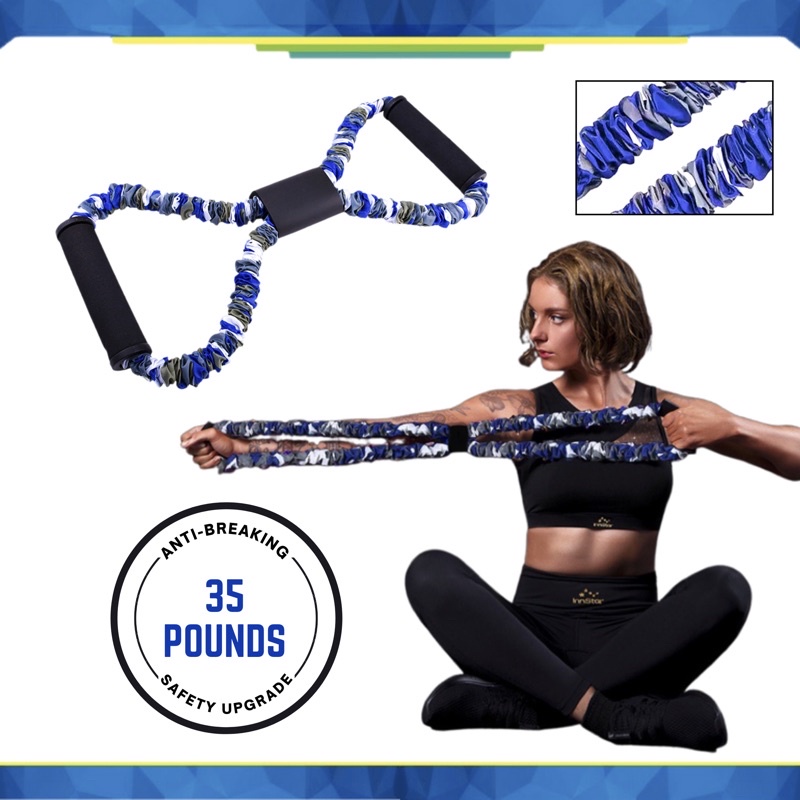  Fitness Figure 8 Yoga Pulling Rope Resistance Band