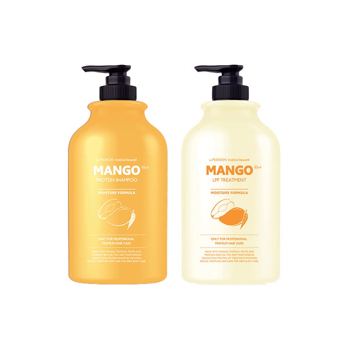 Pedison Institute Beaute Mango Rich Shampoo/LPP Treatment 500ml ...