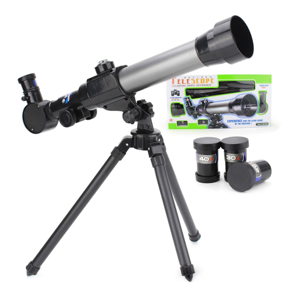 [MY Ready Stock] Children Astronomic Telescope With Tripod Refractor ...