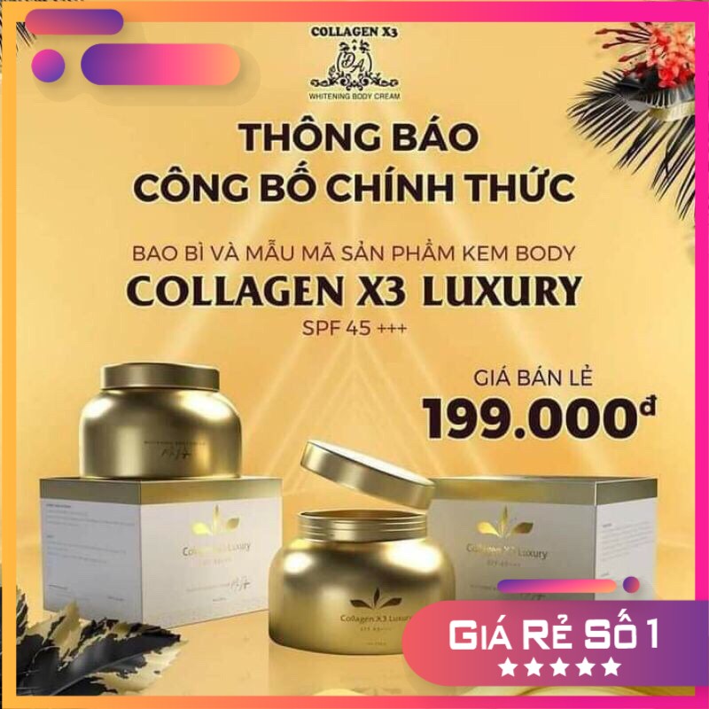 Body Collagen Body Cream X3 Luxury New Model (genuine) Shopee Malaysia