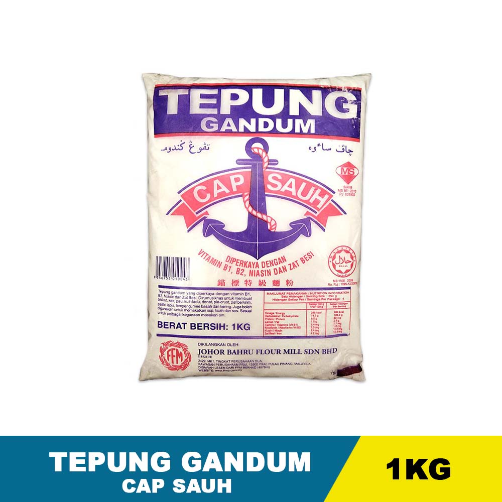 Tepung Gandum Cap Sauh 1Kg | Shopee Malaysia