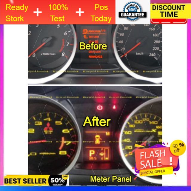 Mitsubishi Lancer EVO X Proton inspira panel Meter evolution sport ...