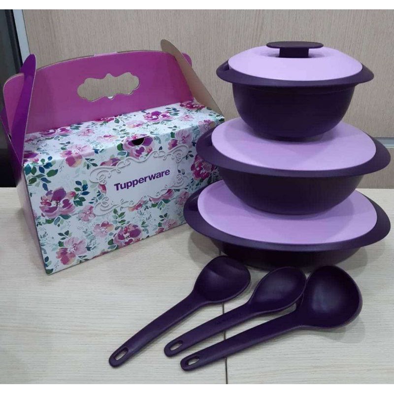 Tupperware Purple Royale Serveware 