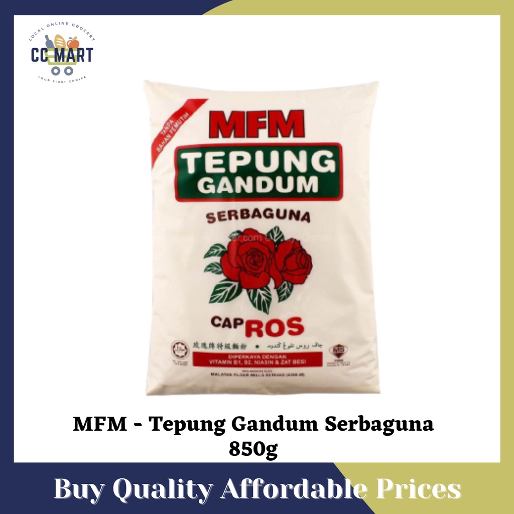 Mfm Tepung Gandum Serbaguna 850g Shopee Malaysia