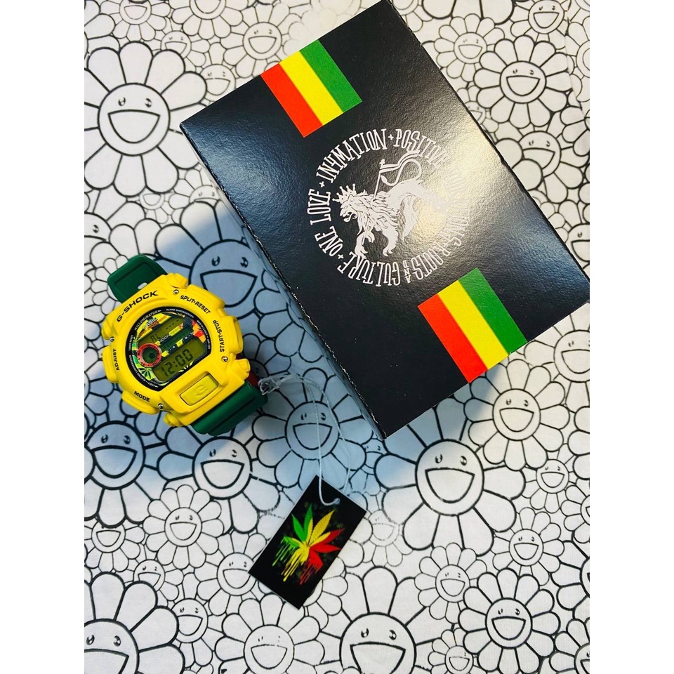 GSHOCK DW9052 ORIGINAL CUSTOM RASTA EDITION Shopee Malaysia