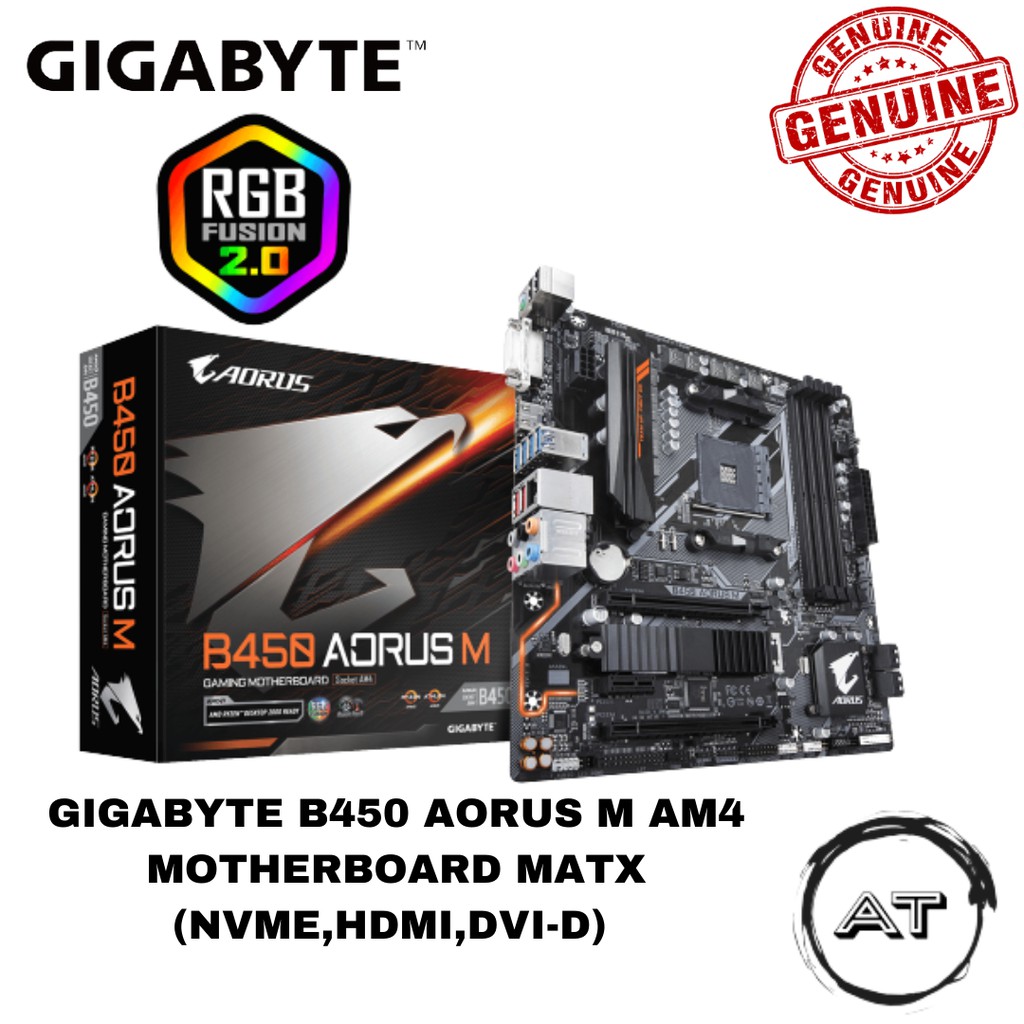 B450 aorus m discount gigabyte