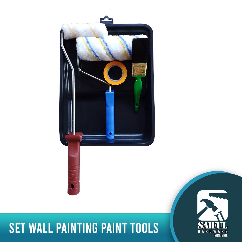 SET WALL PAINTING TOOLS (ECONOMY ROLLER) ALATAN MENGECAT EKONOMI