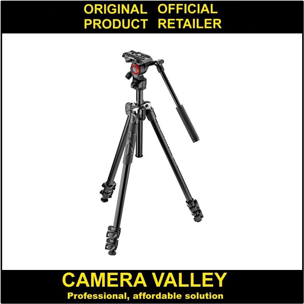 Manfrotto MK290LTA3-V Video Tripod With Befree Live Fluid Video Head ...