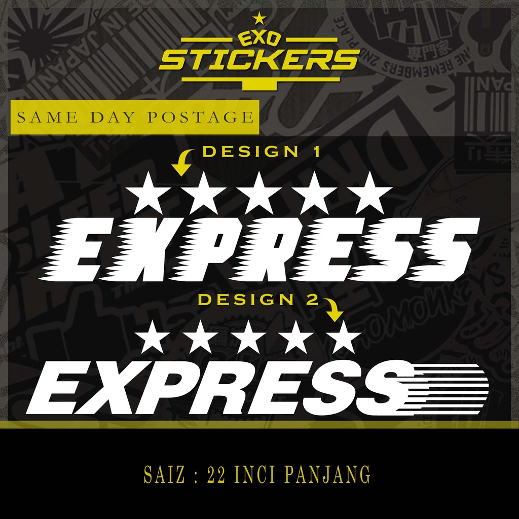 Sticker Viral Express harga offer4you untuk cermin lori kereta van ...