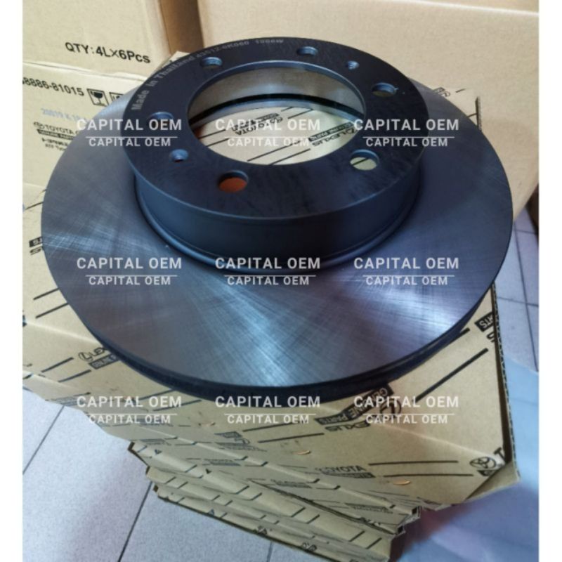 TOYOTA HILUX KUN25 KUN26 FRONT DISC ROTOR NEW SET (2PCS) THAILAND 43512 ...