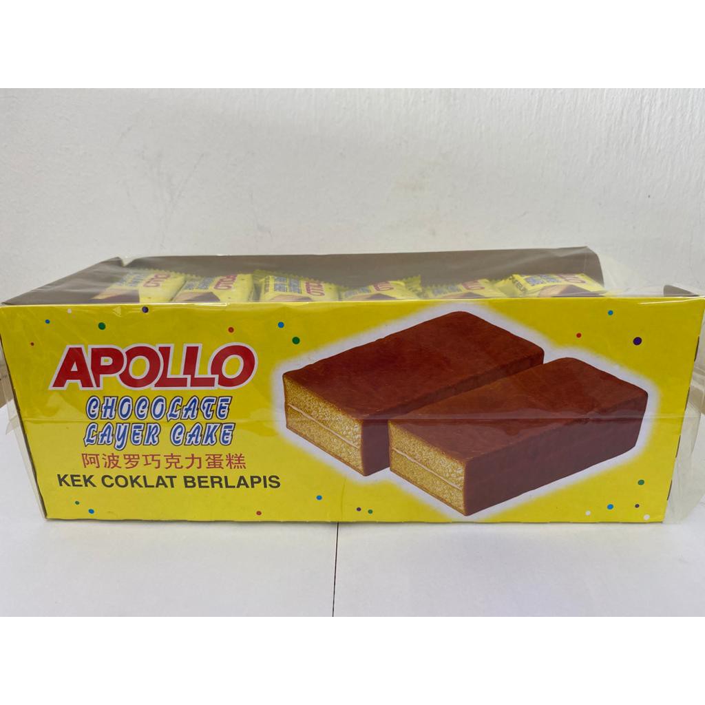 APOLLO LAYER CAKE (24PKTx18G) (CHOCO/STRAWBERRY) | Shopee Malaysia