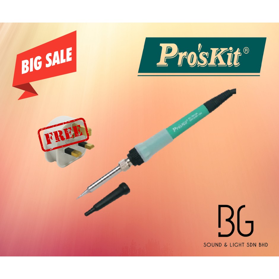 Pro'skit SI-130B-20 Ceramic Soldering Iron with Sirim Plug Top (AC 220 ...
