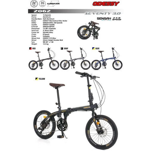 odessy folding bike 20