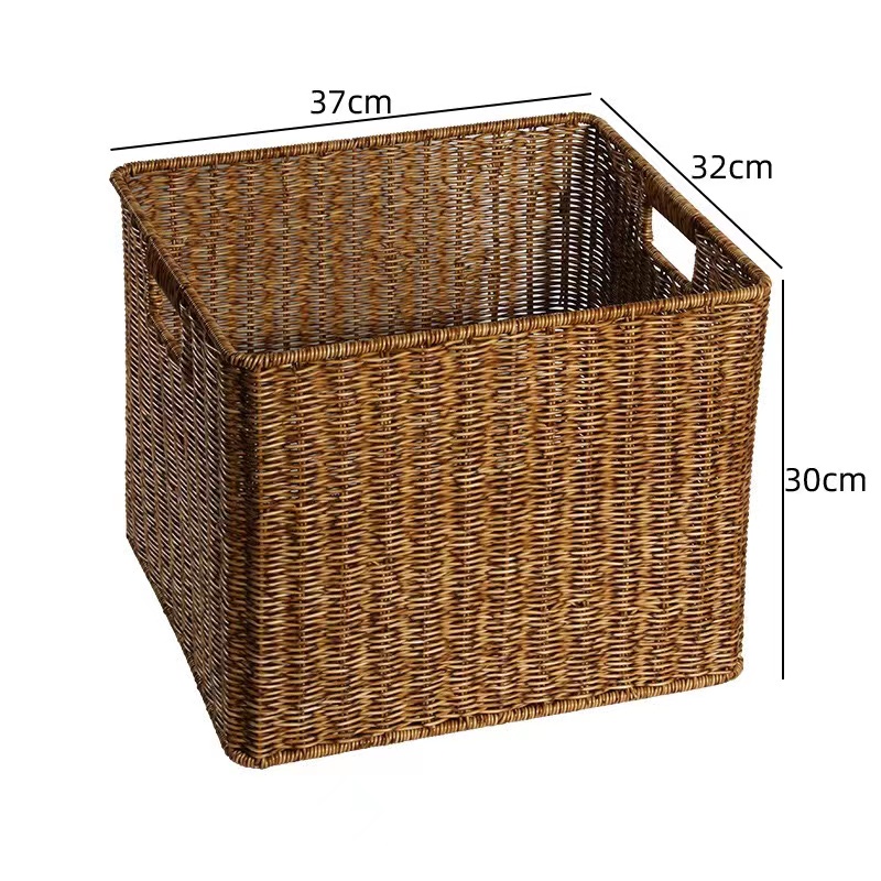 LIFESTYLE 🧺Large Size🧺 Hand-Woven Rattan Basket/Storage Box/Laundry ...