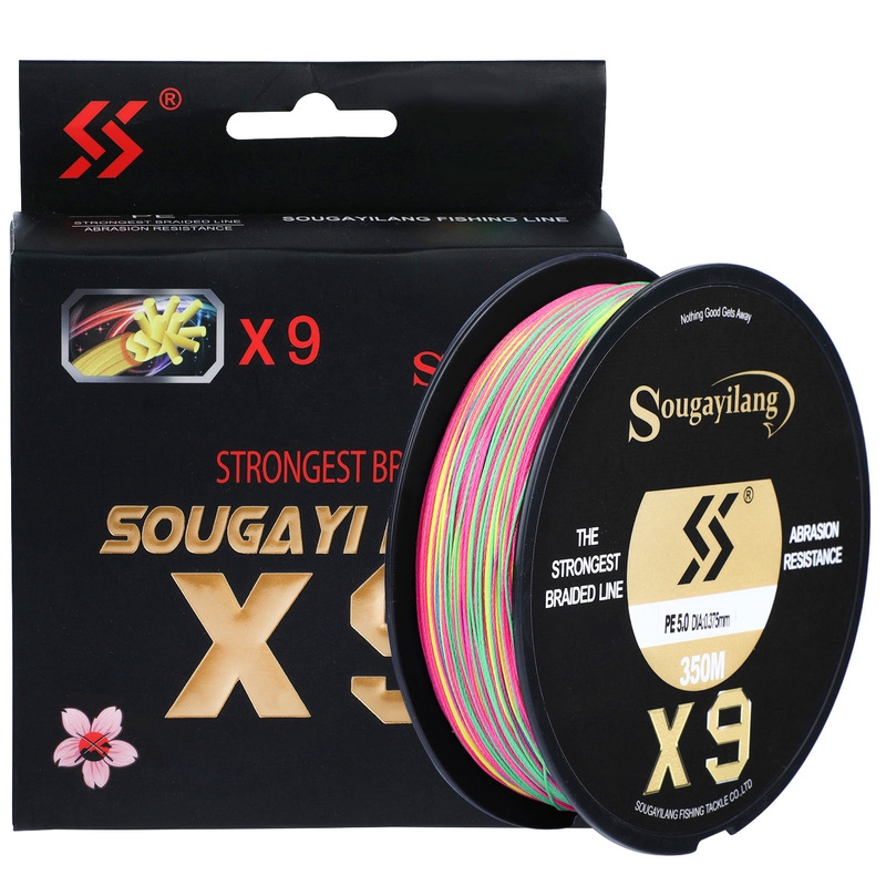 Sougayilang X9 Fishing Line 9 Strands PE Fishing Lines 17170LB for Freshwater Saltwater (150m