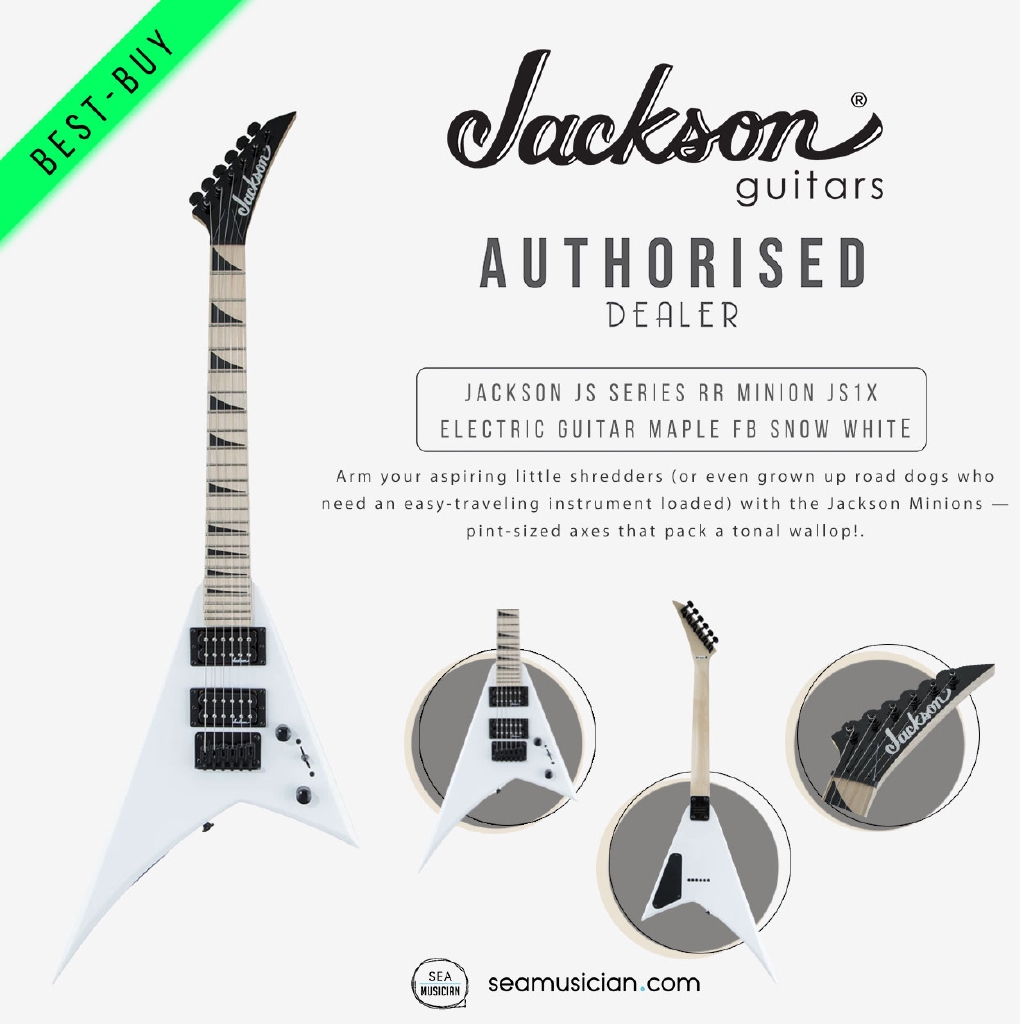 JACKSON JS SERIES RR MINION JS1X ELECTRIC GUITAR MAPLE FRETBOARD COLOR ...