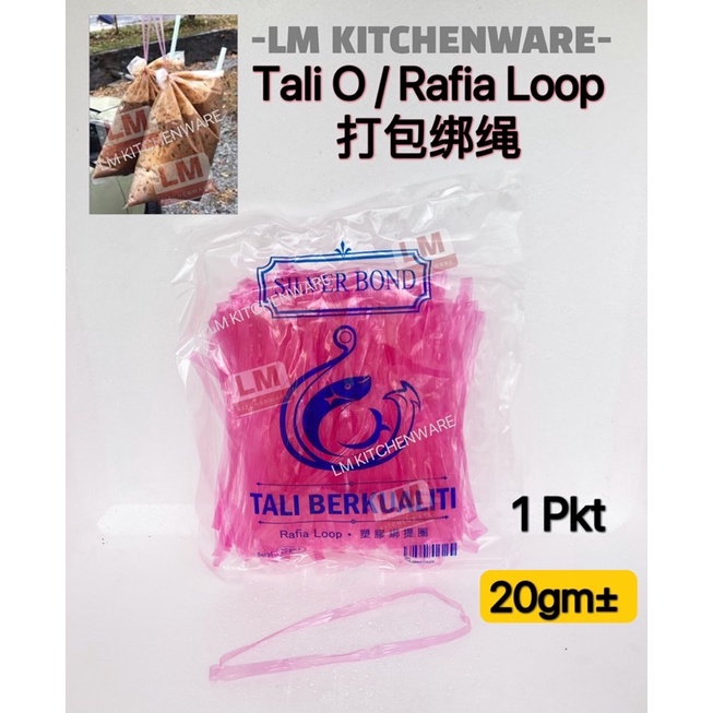 Tali O Tali Rafia Ikat Tapao Plastic String Rope O String Raffia