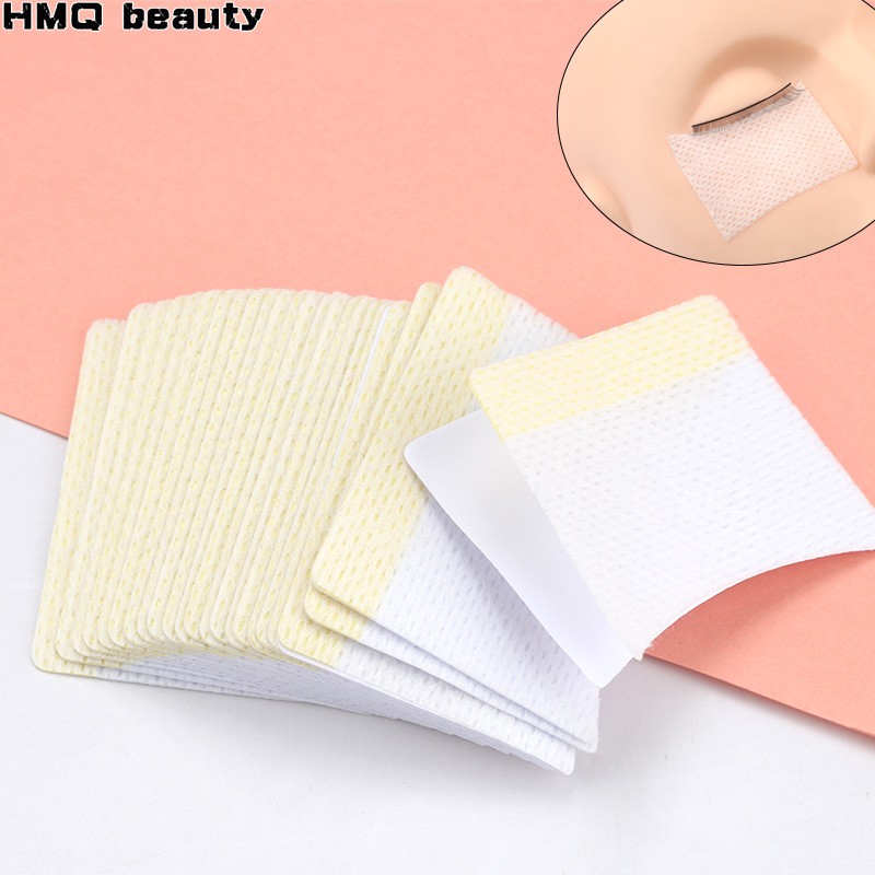 💖40Pcs/bag Cotton Disposable Eyelash Extension Patch Sticker For ...