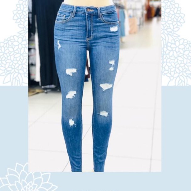 RIPPED JEANS CANTIK VIRAL Shopee Malaysia