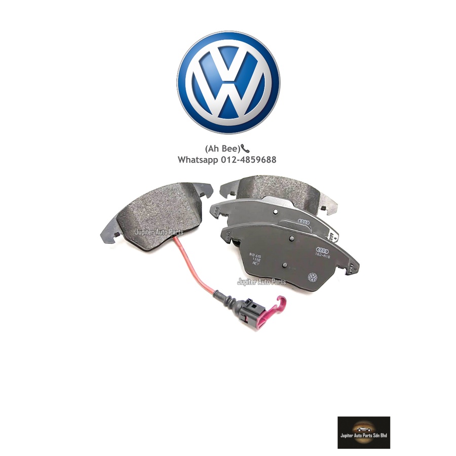 VOLKSWAGEN FRONT BRAKE PAD ORIGINAL 100 VW GOLF MK5/ MK6/ JETTA