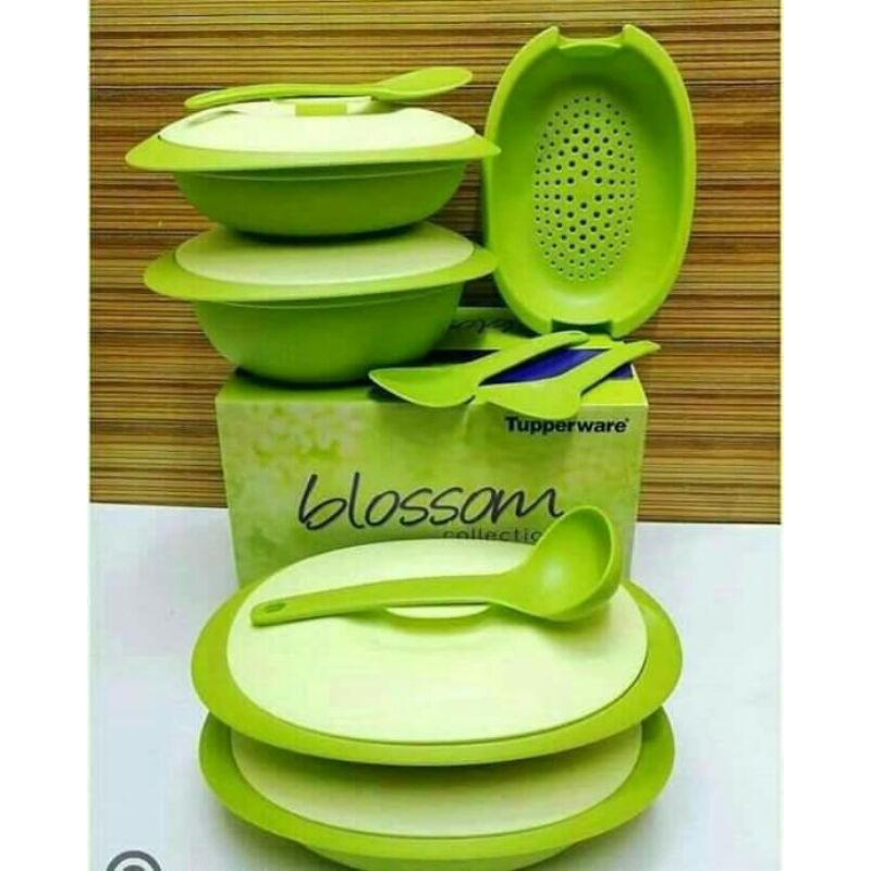 SET HIDANGAN TUPPERWARE, TUPPERWARE SERVING SET (GREEN)