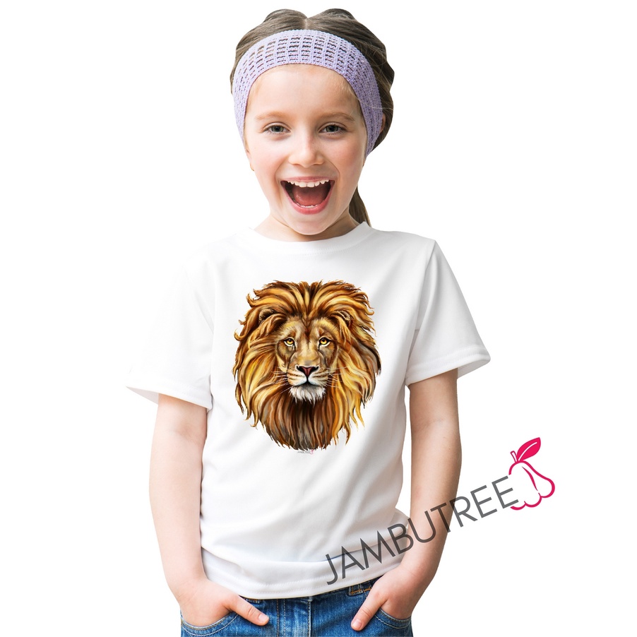 Jambutree Classic Lion Head Africa Safari Graphic Boys Girls Children ...